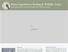 Tablet Screenshot of birding-in-peru.com